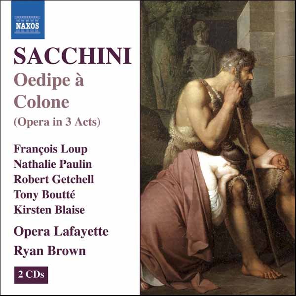 Sacchini - Oedipe à Colone (Opera in 3 Acts) / Loup, Paulin, Getchell, Boutté, Blaise, Opera Lafayette, Brown cover