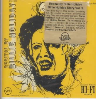 Recital By Billie Holiday: The Billie Holiday Verve Story Vol. 3 cover