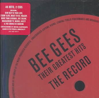 The Bee Gees - Their Greatest Hits: The Record cover