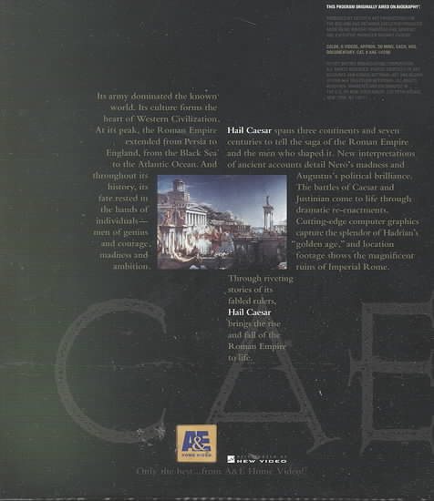 Hail Caesar - The Men Who Shaped An Empire [VHS] cover