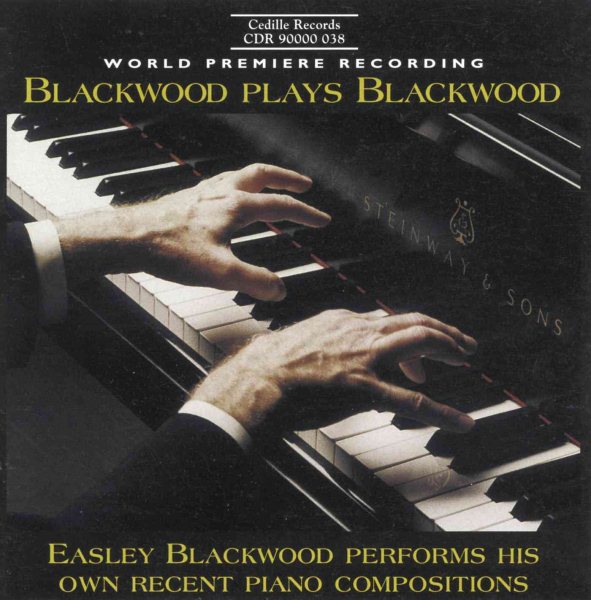 Blackwood Plays Blackwood: Recent Piano Works cover