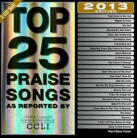 Top 25 Praise Songs 2013 Edition cover