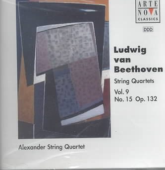 String Quartets Vol. 9, No. 15, Op. 132 cover