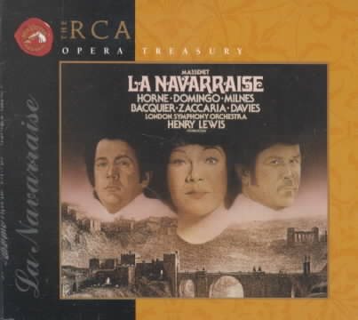 Massenet: La Navarraise / Horne, Domingo, Milnes, Bacquier, Zaccaria, Davies, LSO, Lewis cover