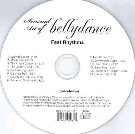 The Sensual Art of Bellydance - Fast rhythms cover