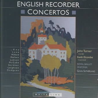 English Recorder Concertos cover