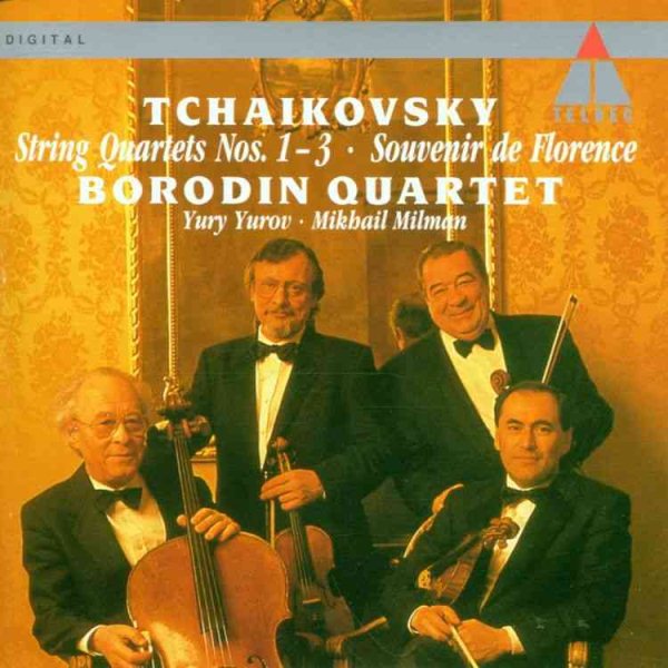Tchaikovsky: String Quartets Nos. 1-3; Souvenir De Florence cover