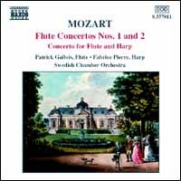 Mozart: Flute Concertos Nos. 1 and 2 / Concerto for Flute & Harp cover