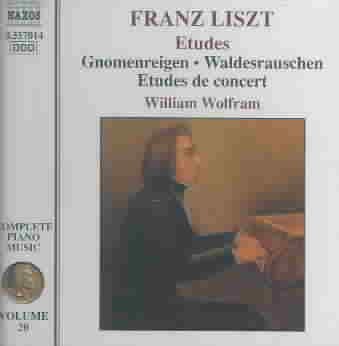 Liszt: Complete Piano Music, Vol. 20 - Gnomenreigen / Waldesrauchen / Etudes de Concert cover