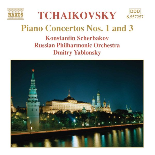 Tchaikovsky: Piano Concertos 1 and 3 cover