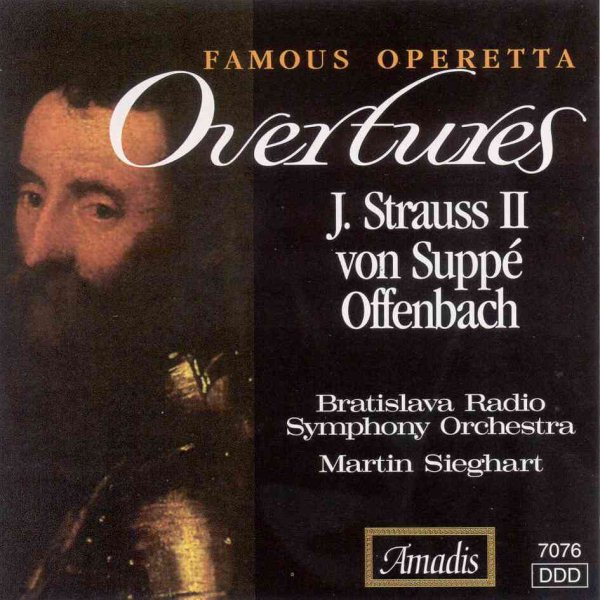 Famous Operetta Overtures cover