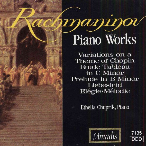 Rachmaninov: Piano Works cover
