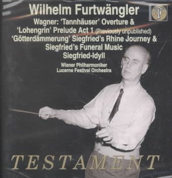 Furtwangler conducts Wagner (1947, 1949, 1950) cover