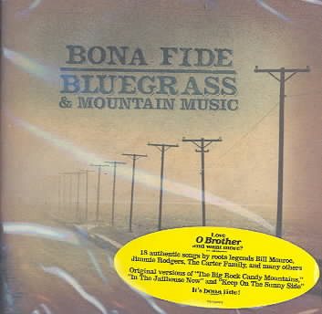 Bona Fide Bluegrass & Mountain Music cover