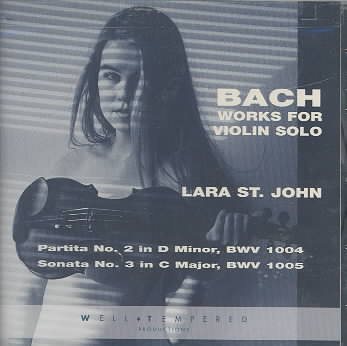 Bach: Works for Violin Solo cover