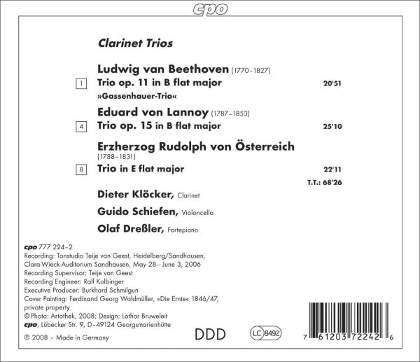 Clarinet Trios cover