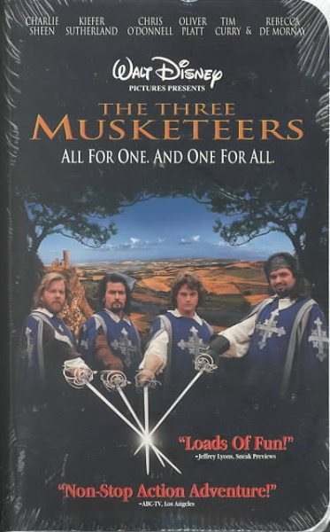 The Three Musketeers (Walt Disney Pictures Presents) [VHS] cover