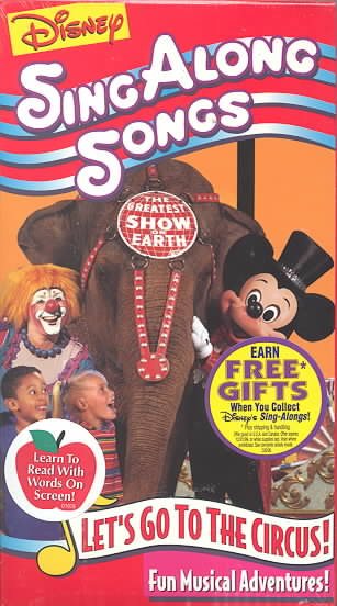 Disney Sing Along Songs - Let's Go to the Circus! [VHS] cover