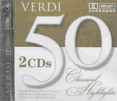 50 Classical Highlights: Verdi cover