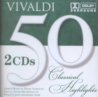 50 Classical Highlights: Vivaldi cover
