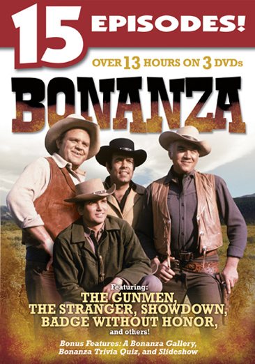 Bonanza - 15 TV episodes cover