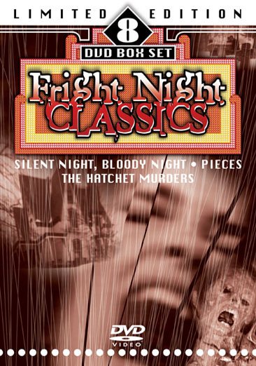 Fright Night Classics (Thirsty Dead, Lady Frankenstein, House by the Cemetery, God Told Me To, Don't Look in the Basement, Silent Night-Bloody Night, Pieces, Hatchet Murders) [DVD] cover