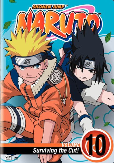 Naruto, Volume 10: Surviving the Cut cover