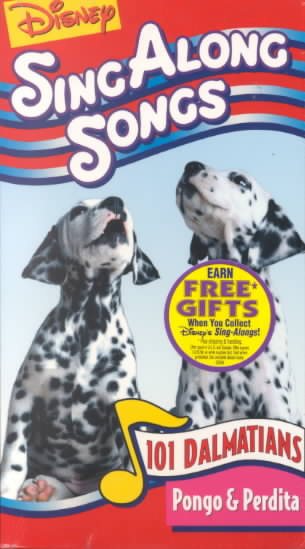 Disney Sing Along Songs: 101 Dalmatians / Pongo & Perdita [VHS] cover