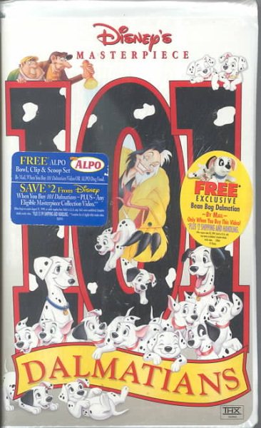 101 Dalmatians (Disney's Masterpiece) [VHS] cover