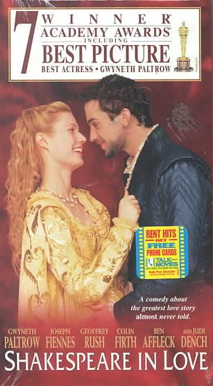 Shakespeare in Love [VHS] cover