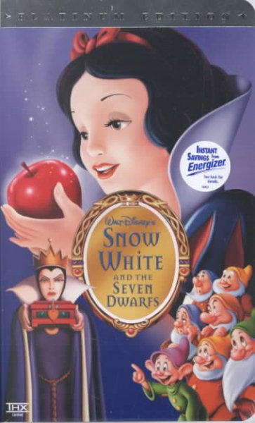 Snow White and the Seven Dwarfs (Disney Platinum Edition) [VHS] cover