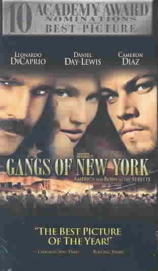 Gangs of New York [VHS] cover