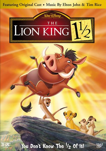 The Lion King 1 1/2 cover
