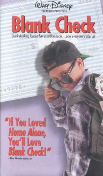 Blank Check [VHS] cover