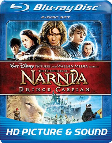 The Chronicles of Narnia: Prince Caspian (Two Disc Edition + BD-Live) [Blu-ray] cover