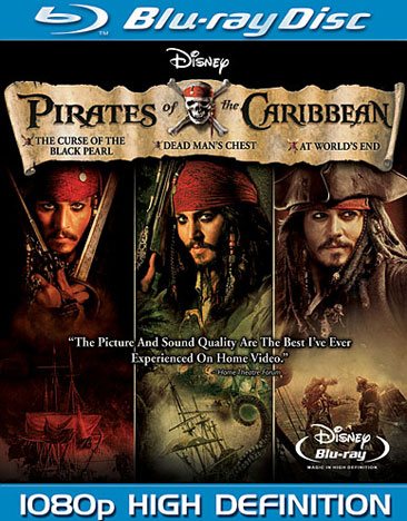 Pirates of the Caribbean Trilogy [Blu-ray] cover