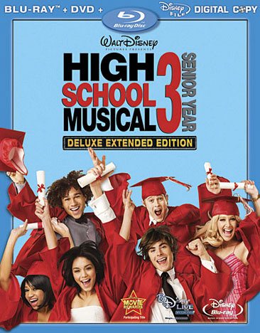 High School Musical 3: Senior Year (Deluxe Extended Edition + Digital Copy + DVD and BD Live) [Blu-ray] cover
