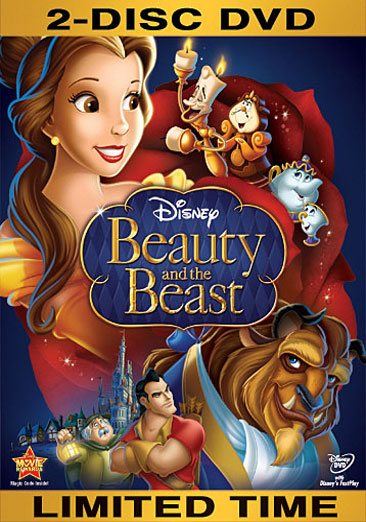 Beauty and the Beast (DVD, 2010, 2-Disc Set, Diamond Edition) cover