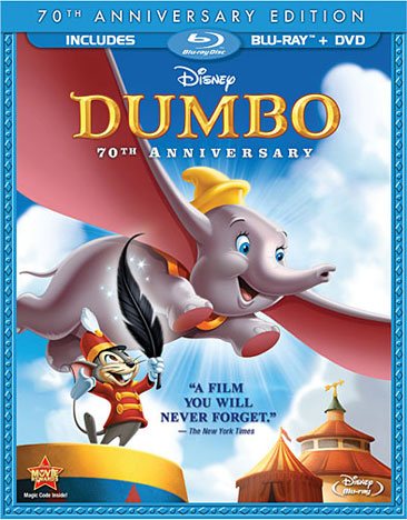 Dumbo (70th Anniversary Edition) [Blu-ray] cover