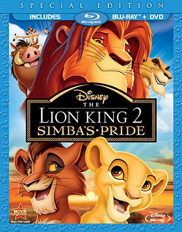 The Lion King II: Simba's Pride Special Edition (Two-Disc Blu-ray/DVD Combo in Blu-ray Packaging) cover