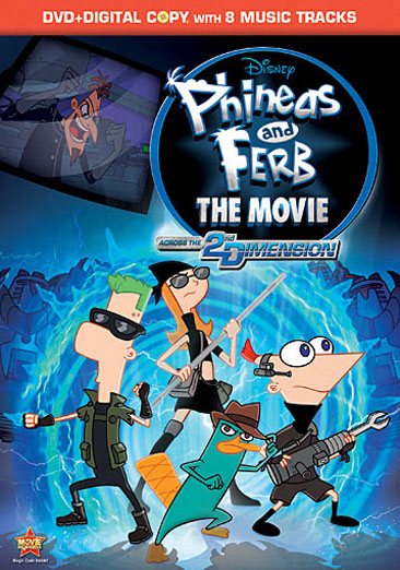 Phineas and Ferb: The Movie - Across the 2nd Dimension cover