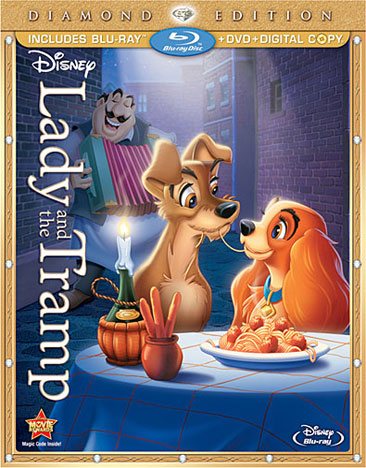 Lady and the Tramp, Diamond Edition [Blu-ray] cover