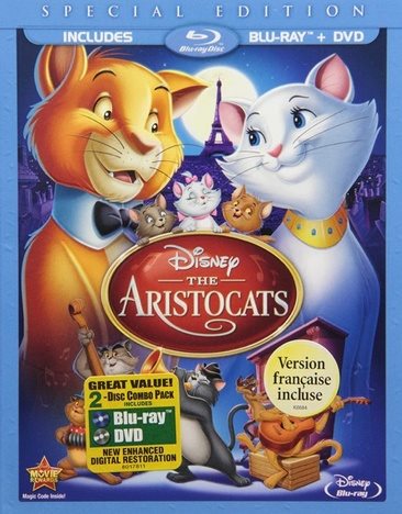 The Aristocats (Two-Disc Blu-ray/DVD Special Edition in Blu-ray Packaging) cover