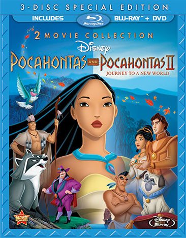 Pocahontas Two-Movie Special Edition (Pocahontas / Pocahontas II: Journey To A New World) (Three-Disc Blu-ray/DVD Combo in Blu-ray Packaging) cover