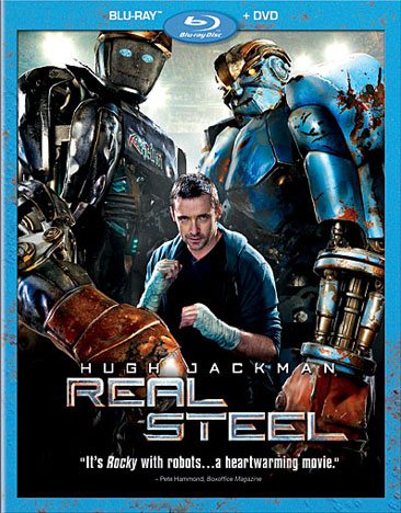 Real Steel (Two-Disc Blu-ray/DVD Combo) cover