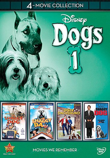 Disney 4-Movie Collection: Dogs 1 (Shaggy Da / Shaggy Dog (1959) / Shaggy Dog (2006) / The Ugly Dachshund) cover