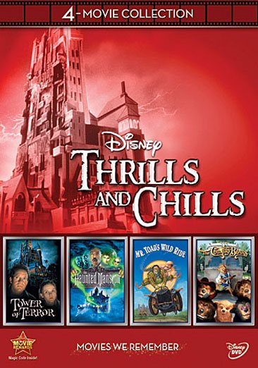 Disney 4-Movie Collection: Thrills and Chills (Haunted Mansion, Tower Of Terror, Mr. Toad's Wild Ride, Country Bears) cover