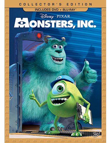 Monsters, Inc. (Three-Disc Collector's Edition: Blu-ray/DVD Combo in DVD Packaging)