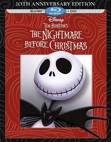 Tim Burton's The Nightmare Before Christmas - 20th Anniversary Edition (Blu-ray / DVD Combo Pack) cover
