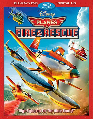 Planes Fire and Rescue (2-Disc Blu-ray +DVD + Digital HD) cover
